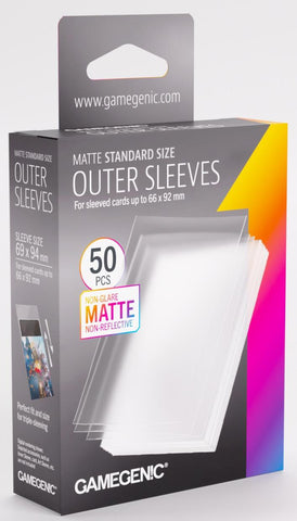 Gamegenic Outer Sleeves Standard Size Matte 50ct
