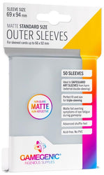 Gamegenic Outer Sleeves Standard Size Matte 50ct