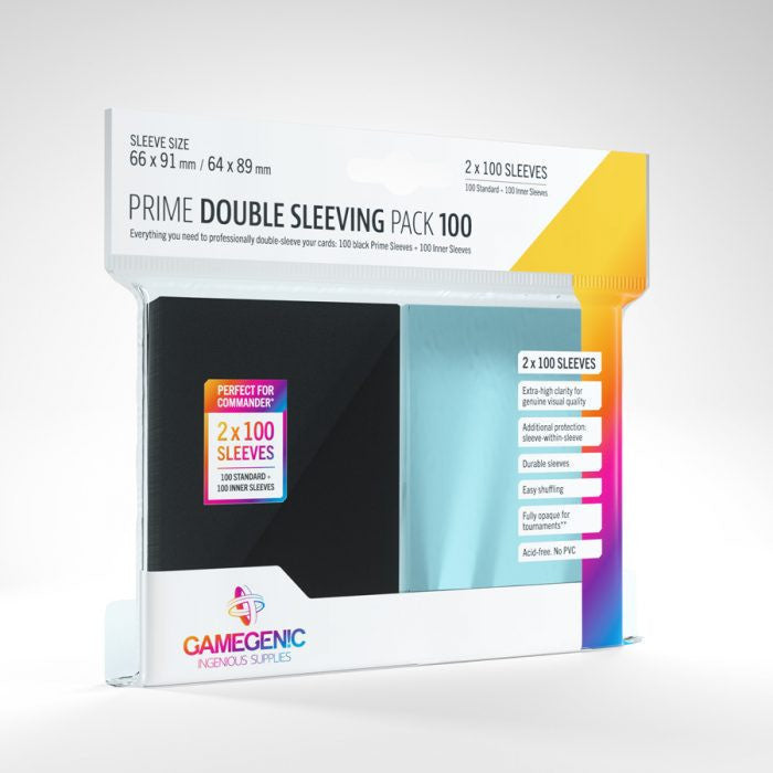 Gamegenic Standard Size Double Sleeving Pack 100