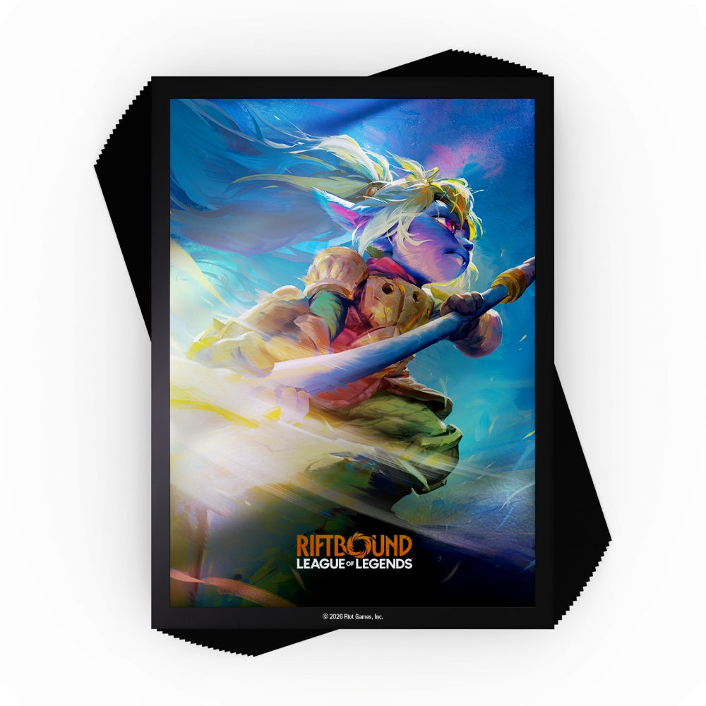 Riftbound League of Legends TCG Sleeves – Unleashed: Poppy, Keeper of the Hammer