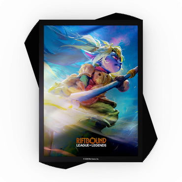 Riftbound League of Legends TCG Sleeves – Unleashed: Poppy, Keeper of the Hammer