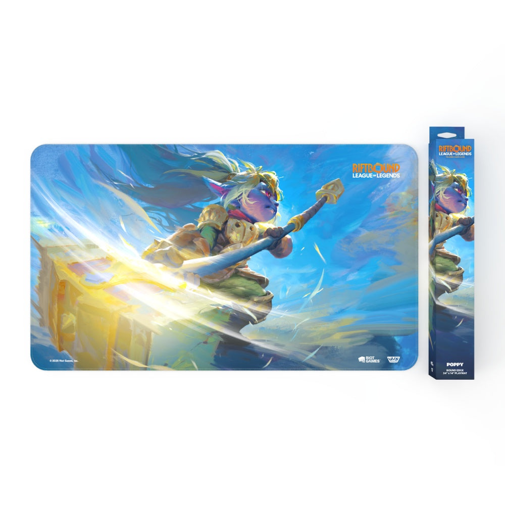 Riftbound League of Legends TCG Playmat – Unleashed: Poppy, Keeper of the Hammer