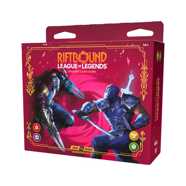 Riftbound League of Legends TCG –Showdown Deck - Vendetta: Zed vs Shen