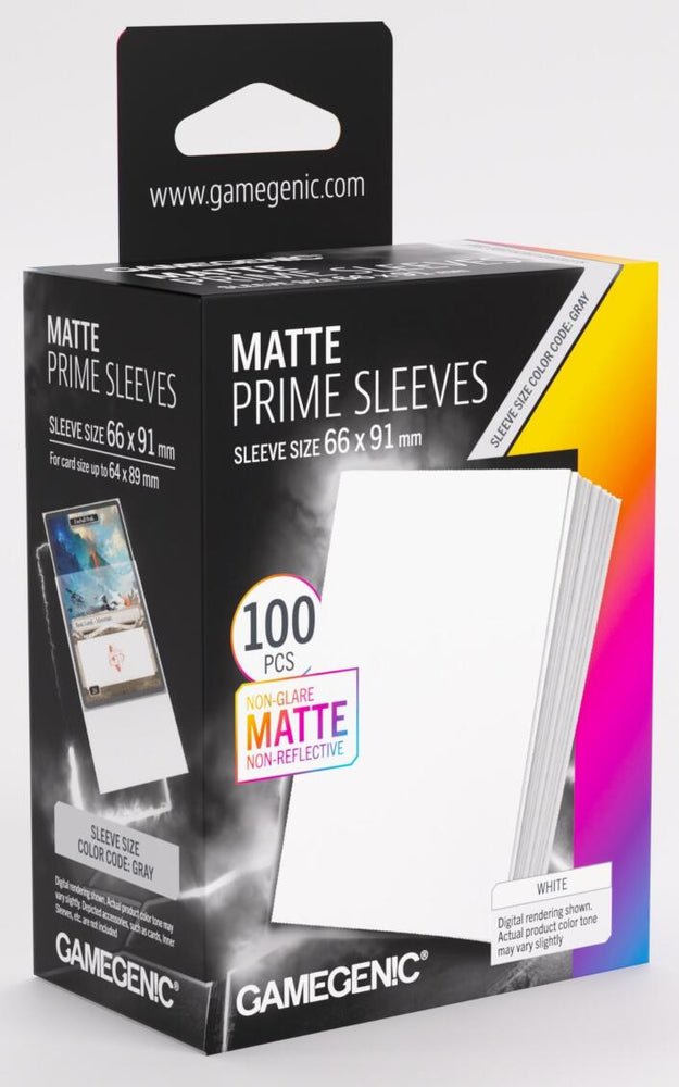 Gamegenic Standard Size Matte Prime Card Sleeves 100ct