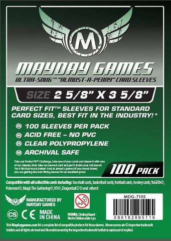 Mayday - Ultra-Snug Almost A Penny Card Sleeves (2 1/2 X 3 1/2 Inches)