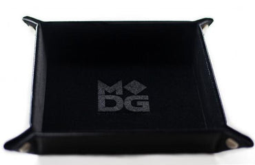 MDG Velvet Folding Dice Tray - Black