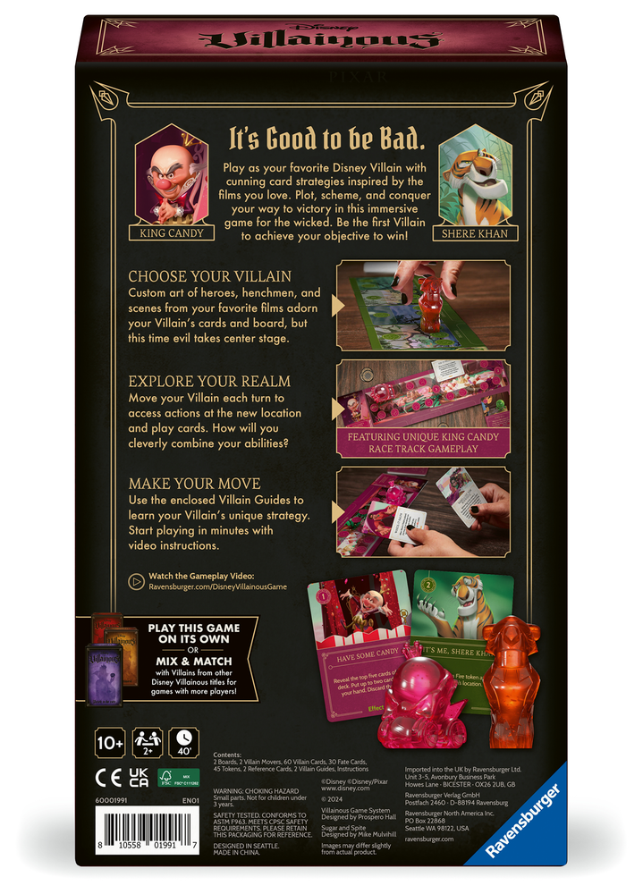 Disney Villainous Sugar and Spite Expansion