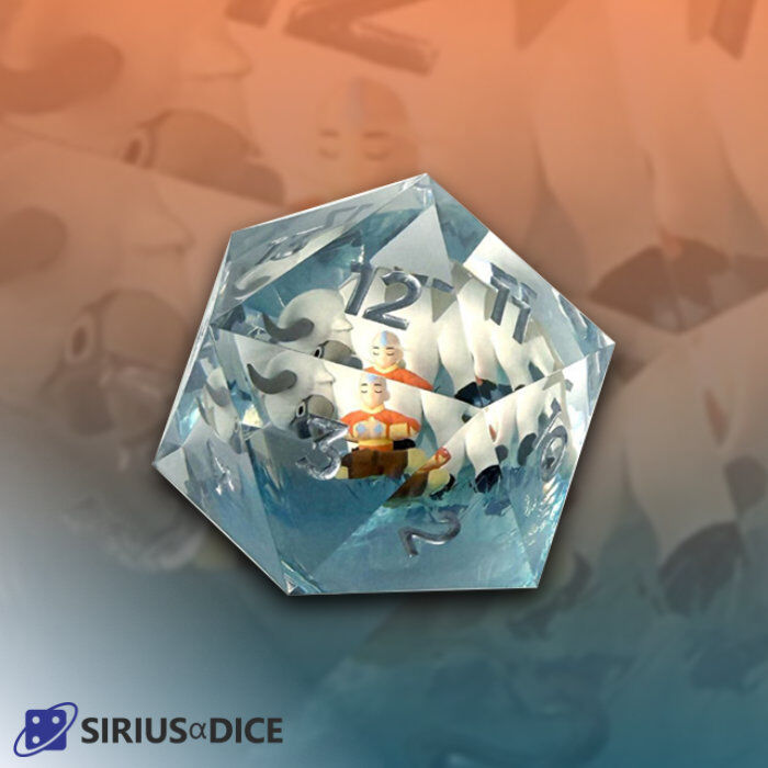 Sirius Dice Magic the Gathering Avatar the Last Airbender 55mm Spindown d20