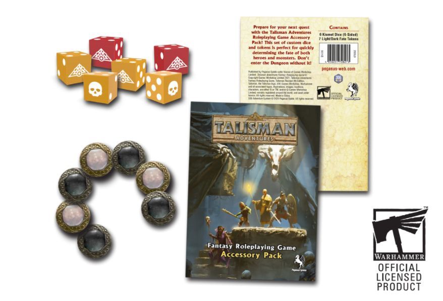 Talisman Adventures RPG Accessory Pack