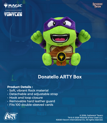 Gatherers Tavern ARTY Deck Box Bag Teenage Mutant Ninja Turtles -  Donatello
