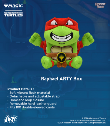 Gatherers Tavern ARTY Deck Box Bag Teenage Mutant Ninja Turtles -  Raphael
