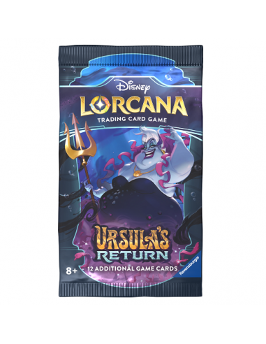 ursula's return booster box Disney Lorcana Japanese Discover stunning original artwork that captures the essence of beloved Disney characters Disney Lorcana TCG: Ursula's Return