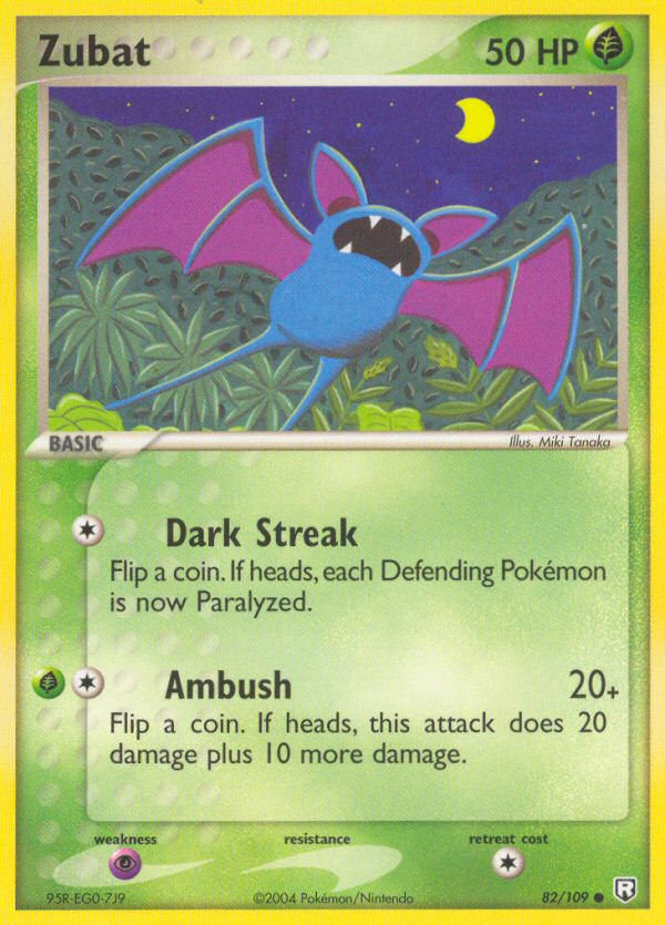 Zubat (82/109) [EX: Team Rocket Returns]