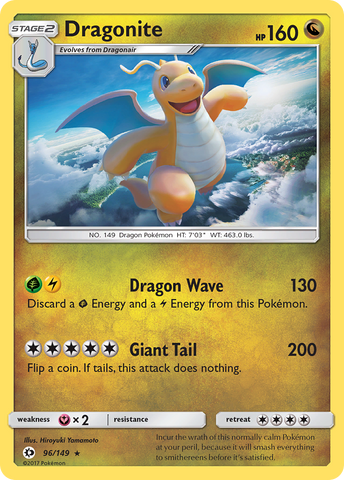 Dragonite (96/149) [Sun & Moon: Base Set]