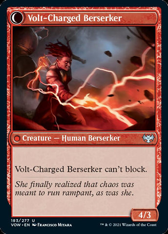 Voltaic Visionary // Volt-Charged Berserker [Innistrad: Crimson Vow]