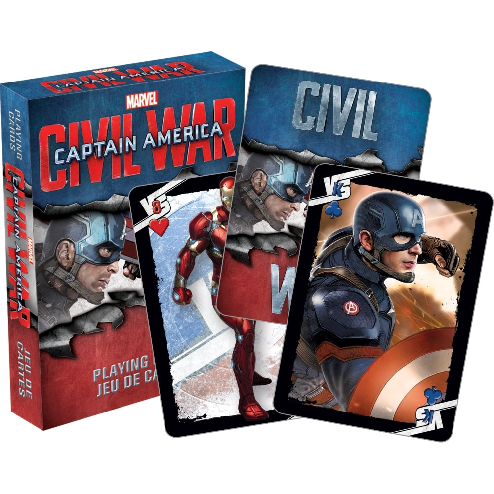 Playing Cards Captain America Cival War