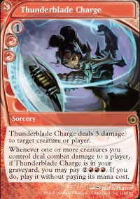Thunderblade Charge [Future Sight]