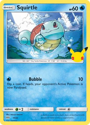 Squirtle (17/25) [McDonald's 25th Anniversary]