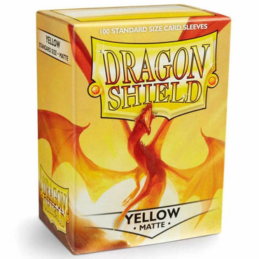 Dragon Shield Matte Sleeves - Yellow 100ct