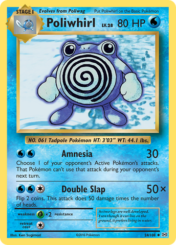 Poliwhirl (24/108) [XY: Evolutions]