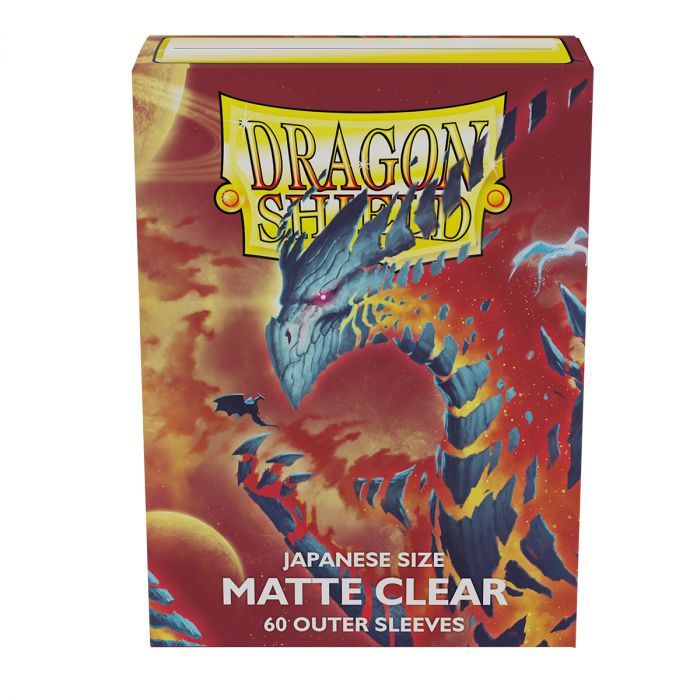 Dragon Shield Japanese Matte Clear Outer Sleeves 60ct