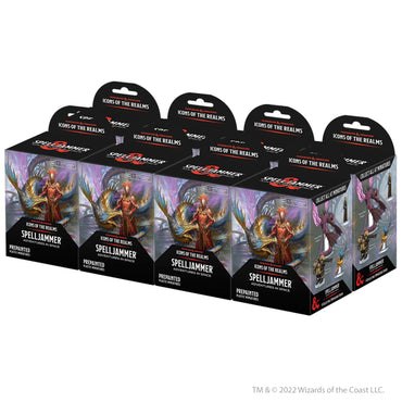 D&D Icons of the Realms Spelljammer Adventures in Space Booster Brick (8 Boosters)