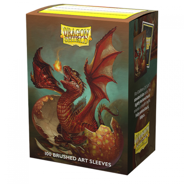 Dragon Shield Brushed Art Sleeves Baby Dragon Sparky 100ct