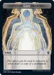 Copy // Treasure Double-sided Token [Commander Legends]