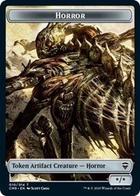 Horror // The Monarch Double-sided Token [Commander Legends]