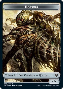 Horror // The Monarch Double-sided Token [Commander Legends]