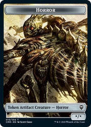 Horror // The Monarch Double-sided Token [Commander Legends]