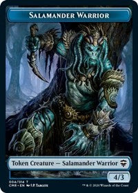 Salamander Warrior // Thrull Double-sided Token [Commander Legends]