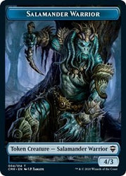 Salamander Warrior // Thrull Double-sided Token [Commander Legends]