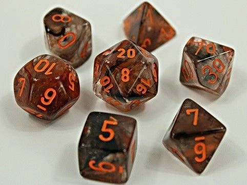 CHX300410 Polyhedral Lab™ Nebula Copper Matrix/Orange Test Tube