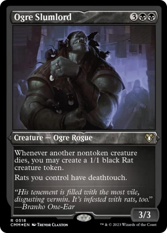 Ogre Slumlord (Foil Etched) [Commander Masters]