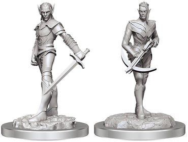 D&D Nolzurs Marvelous Unpainted Miniatures Drow Fighters