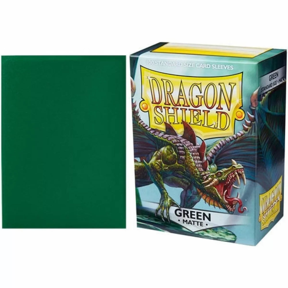 Dragon Shield Matte Sleeves - Green 100ct