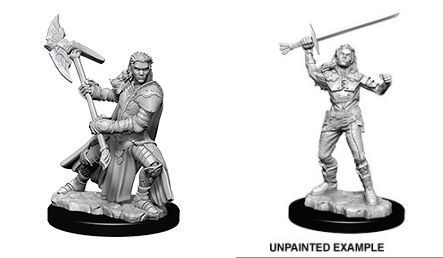 D&D Nolzur's Marvelous Miniatures: Female Half Orc Fighter