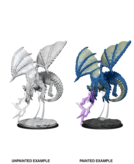 D&D Nolzurs Marvelous Unpainted Miniatures Young Blue Dragon