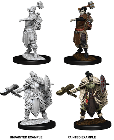 D&D Nolzur's Marvelous Miniatures: Female Half Orc Barbarian