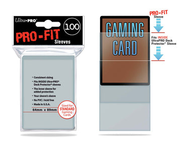 Ultra Pro Standard Pro-Fit Sleeves (100 Sleeves)