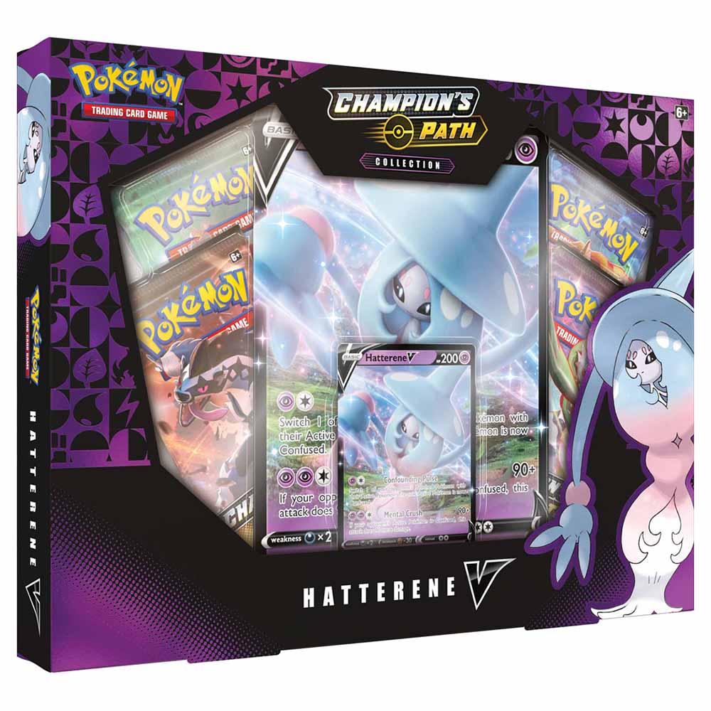 Pokemon Champion's Path Collection - Hatterene V Box