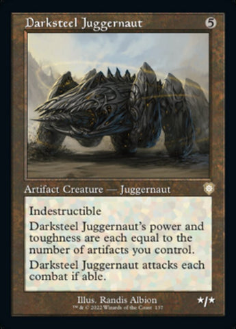 Darksteel Juggernaut (Retro) [The Brothers' War Commander]