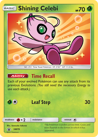 Shining Celebi (SM79) [Sun & Moon: Black Star Promos]