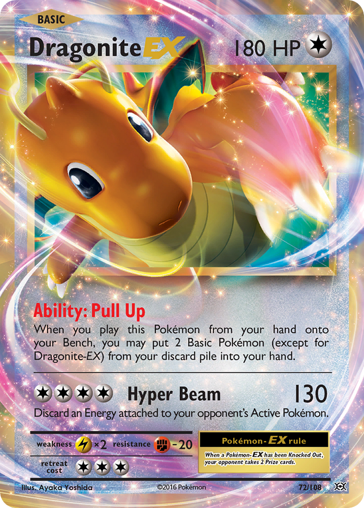 Dragonite EX (72/108) [XY: Evolutions]