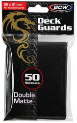 BCW Deck Protectors Standard Matte (50 Sleeves Per Pack)