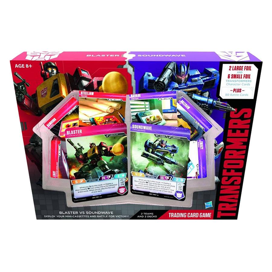 Transformers TCG Blaster vs Soundwave