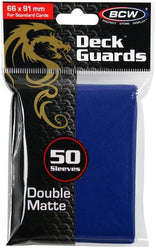 BCW Deck Protectors Standard Matte (50 Sleeves Per Pack)