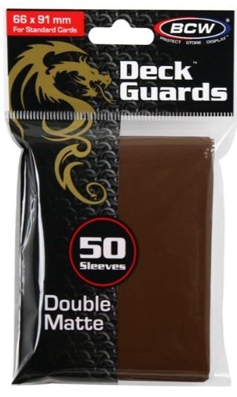 BCW Deck Protectors Standard Matte (50 Sleeves Per Pack)