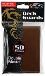BCW Deck Protectors Standard Matte (50 Sleeves Per Pack)